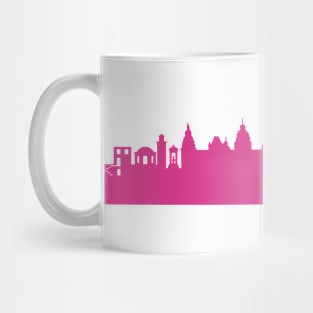 Aschaffenburg skyline pink Mug